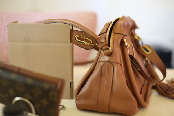 Repairing a leather strap on a handbag | Diana Elizabeth