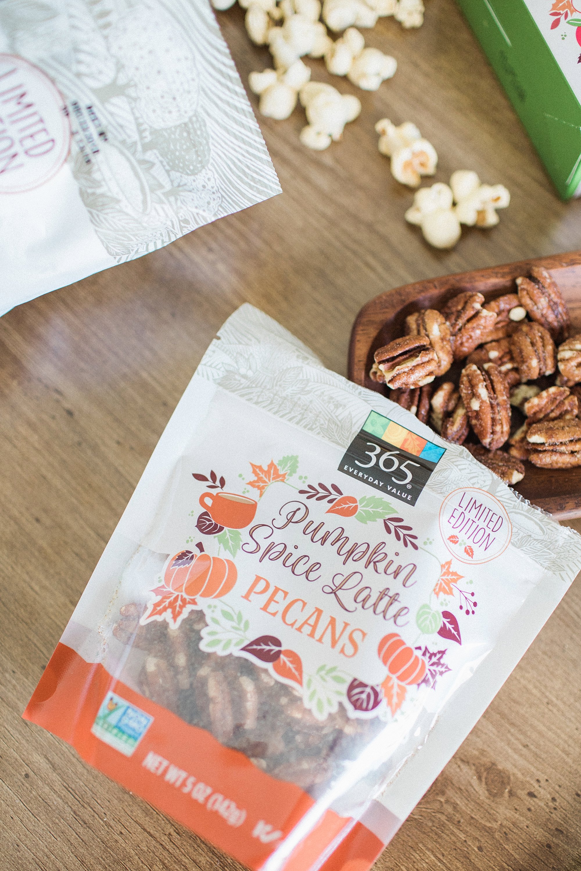 pumpkin spice latte pecans from whole foods