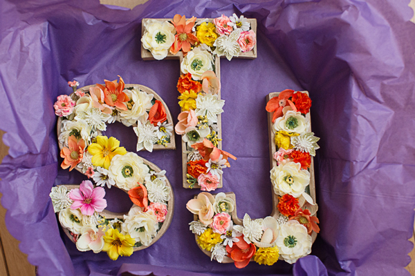 flower-paper-mache-initials-mothers-day-gift