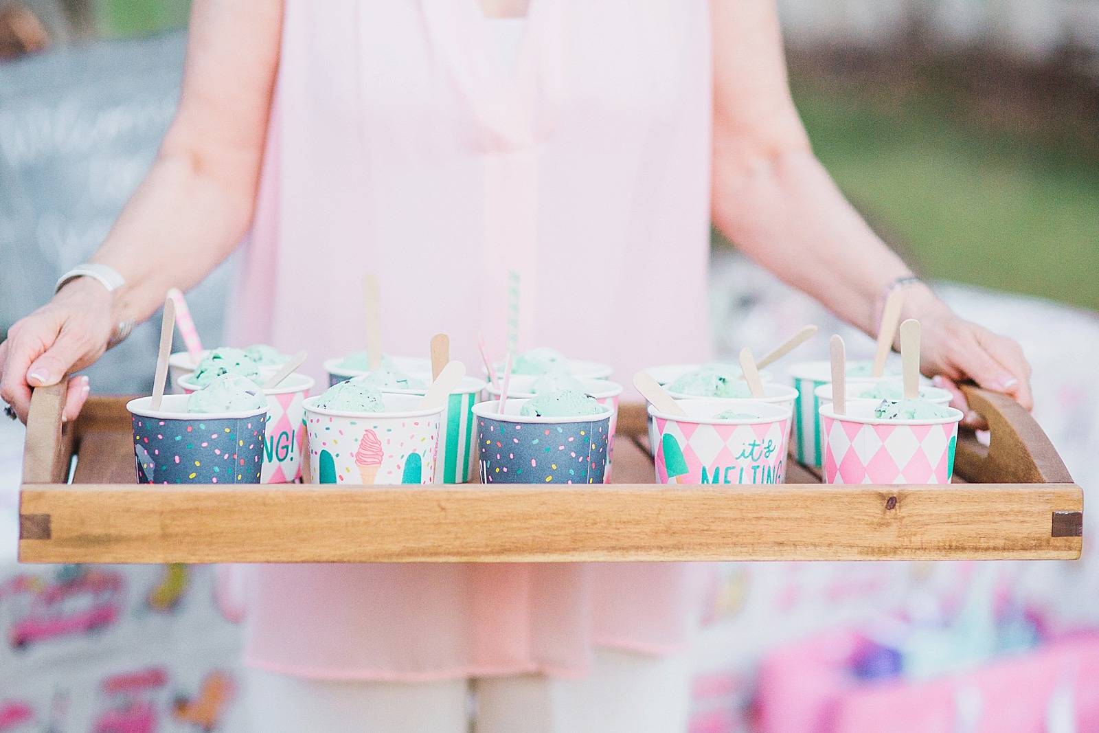 ice cream sprinkle baby shower party idea 