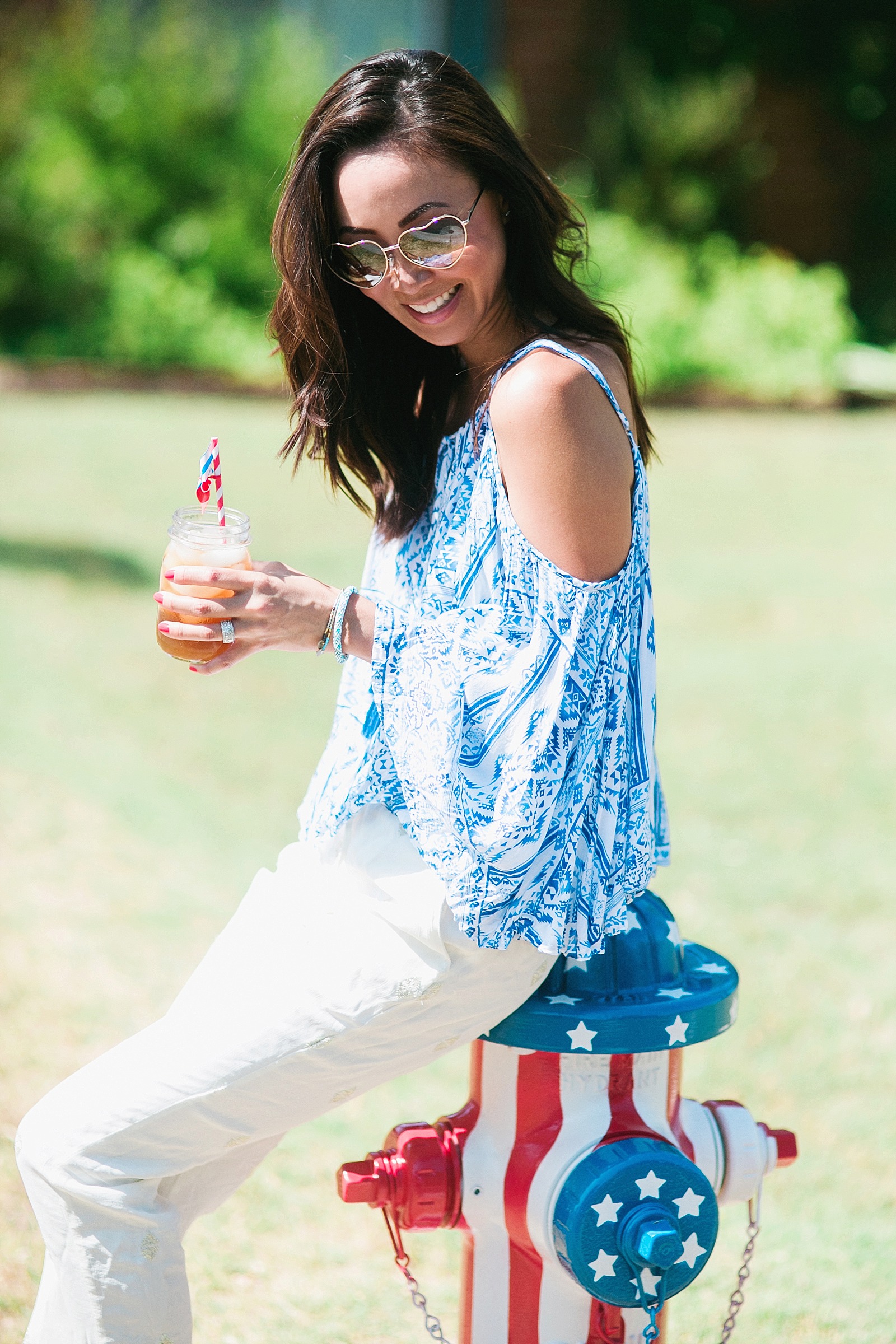 american-flag-fire-hydrant-painted-artistic-lifestyle-blogger-diana-elizabeth-blog-arizona-fashion-pool-summer-time_0101