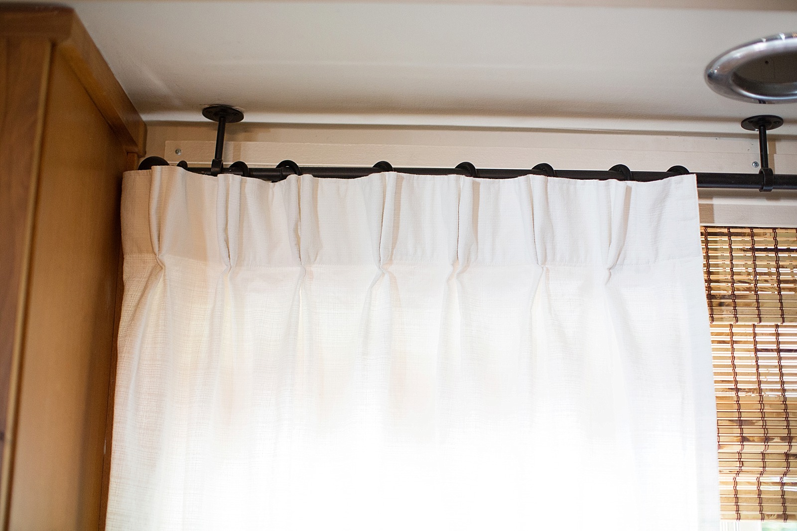 double pleated curtains
