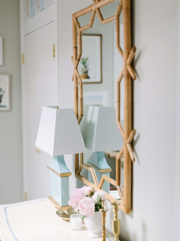 serena and lily bamboo rattan coastal lanai mirror