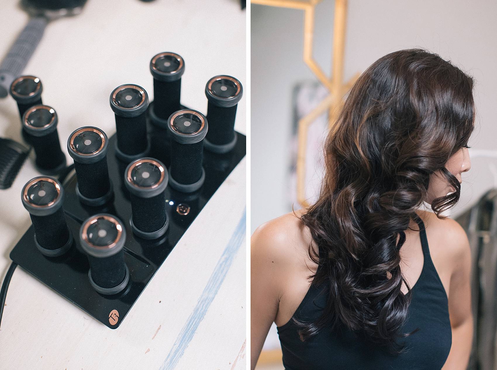 t3 volumizing hot rollers luxe review with after hair curled