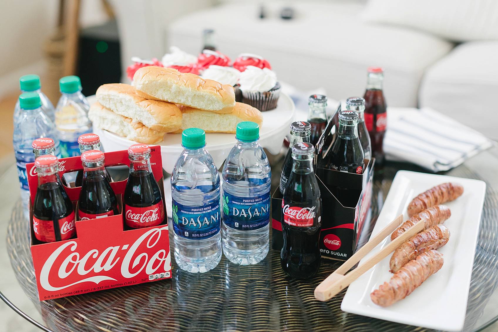 football party Coke Zero tailgating at home party setup ideas