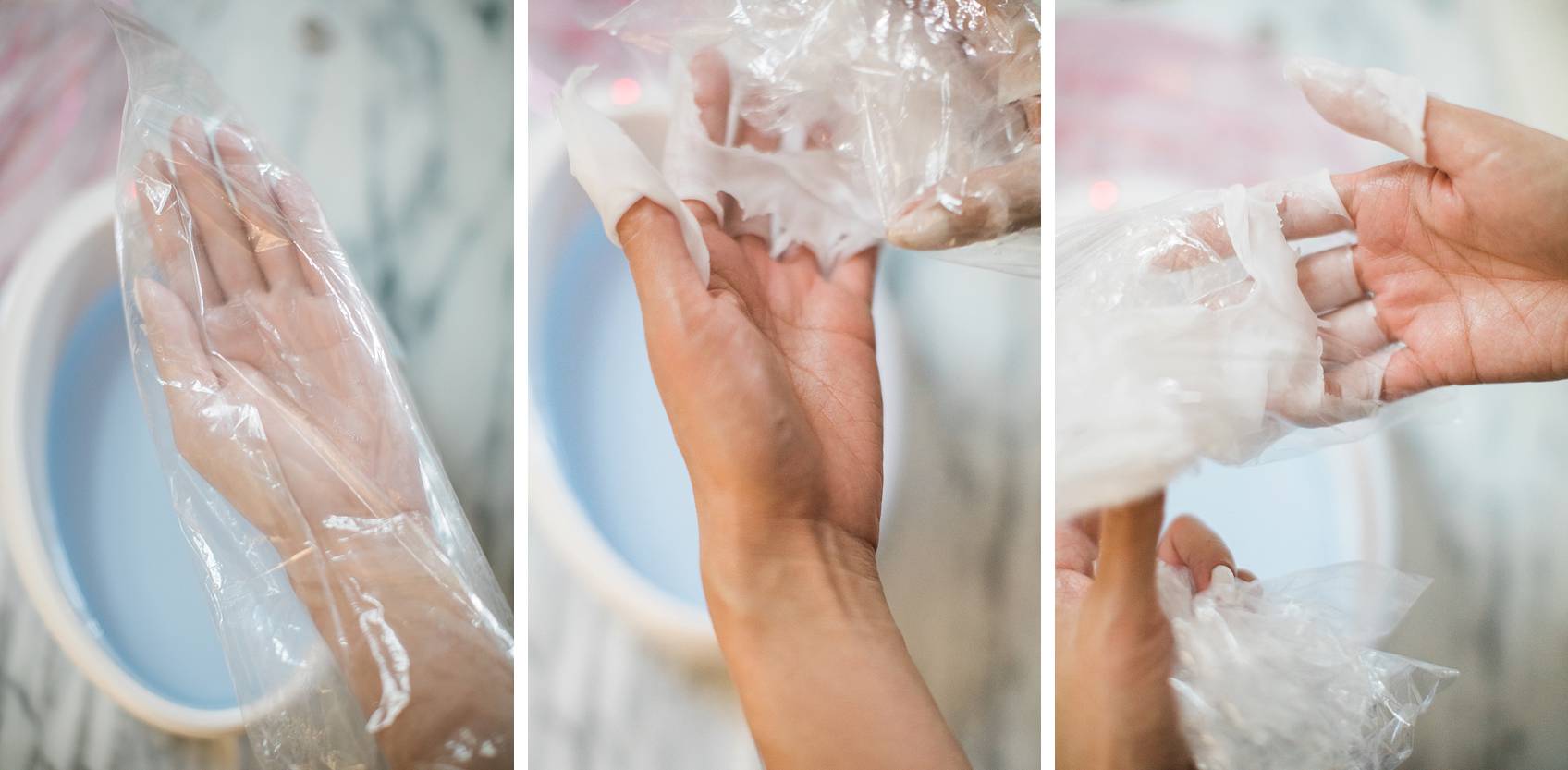removing paraffin wax off hands after using conair paraffin wax bath - a how to and before after photos