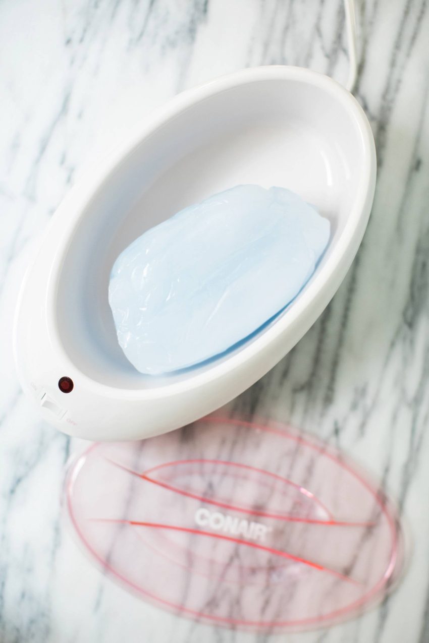 removing paraffin wax off hands after using conair paraffin wax bath - a how to and before after photos