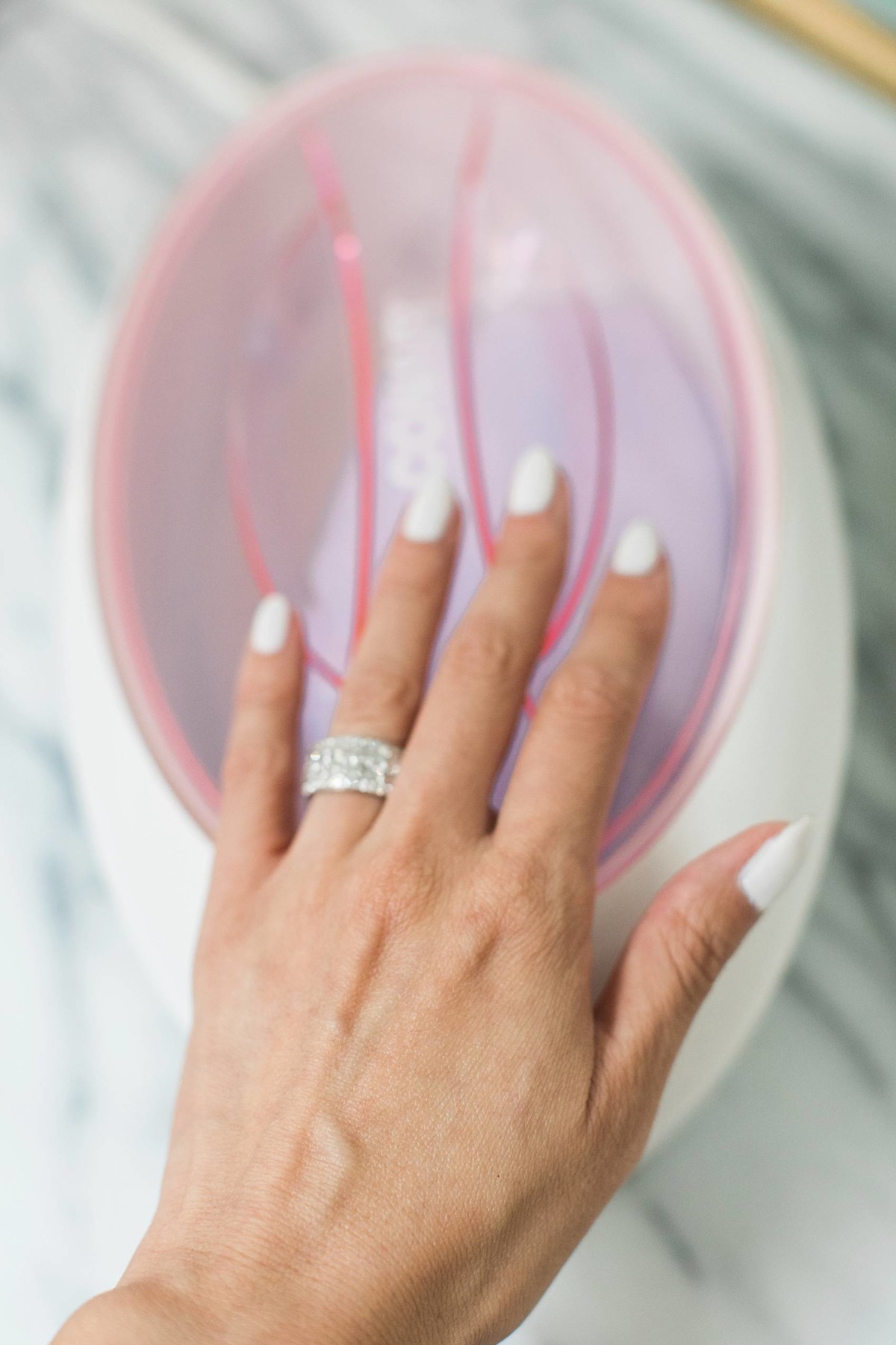 At home paraffin wax bath Diana Elizabeth