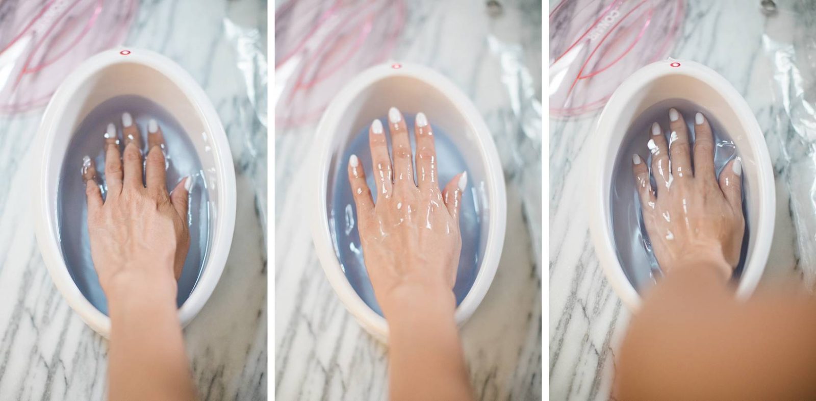 At home paraffin wax bath Diana Elizabeth