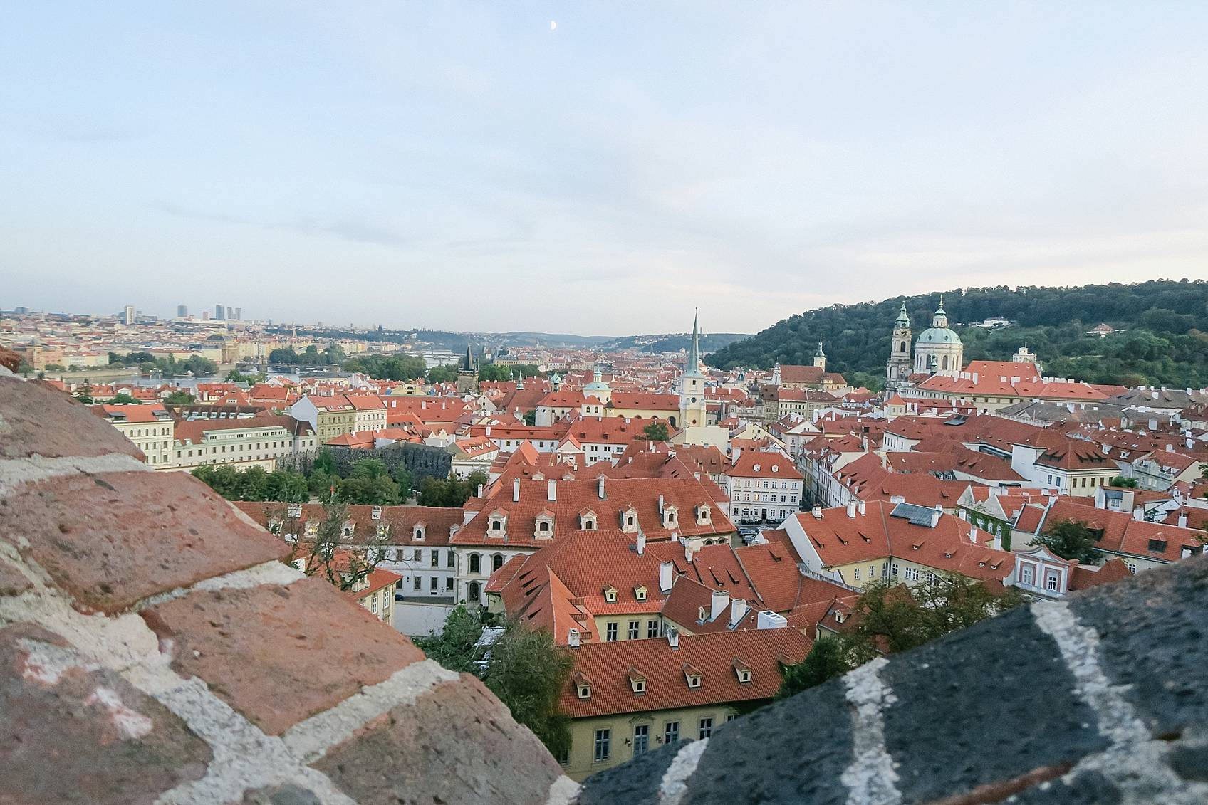 Photo guide to Prague: view from top of Prague castle