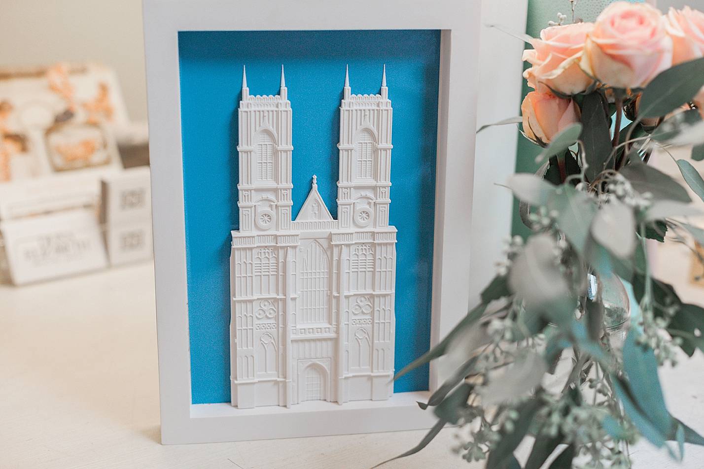 3d artwork of Westminster abbey made in England great for travel lovers by chisel & mouse
