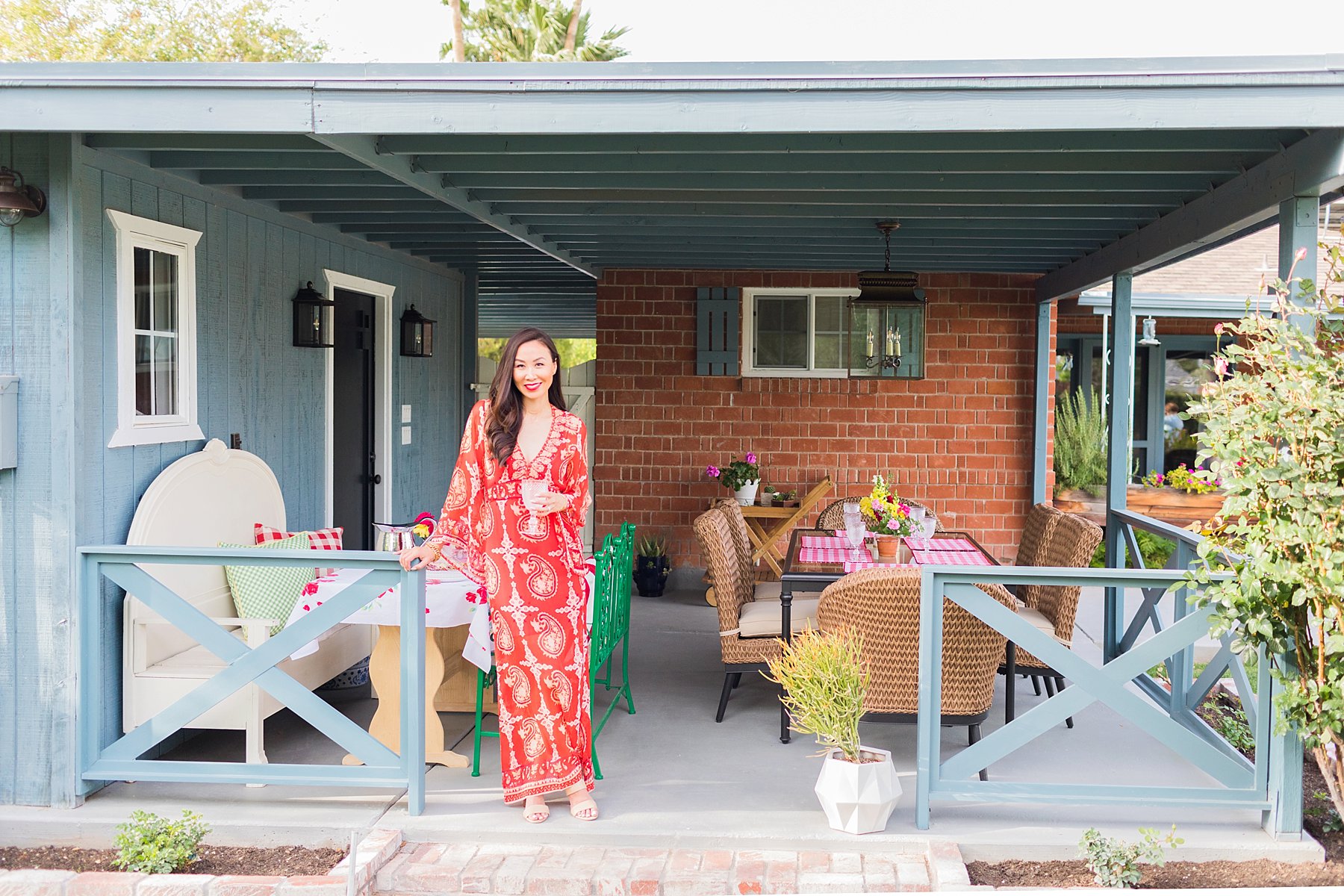 Patio home makeover lifestyle home blogger Diana Elizabeth