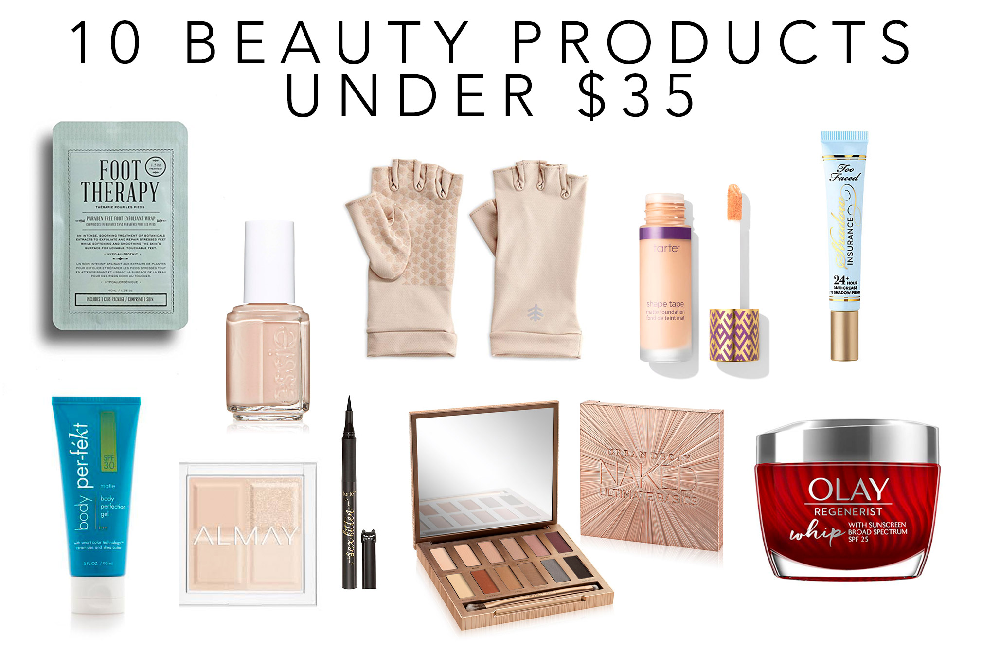 Favorite beauty products under $35