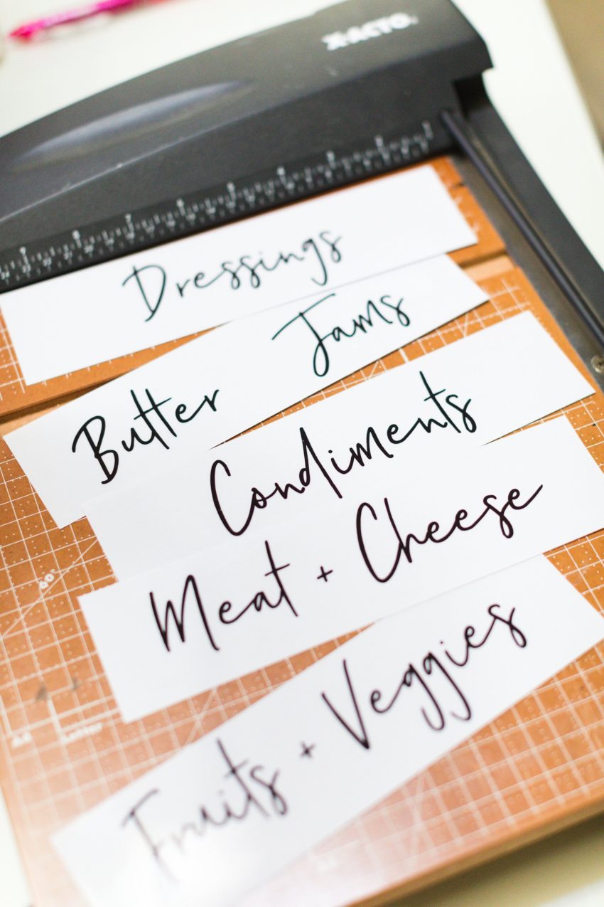 Make your own refrigerator pantry labels for organization a how to guide printing these on clear labels