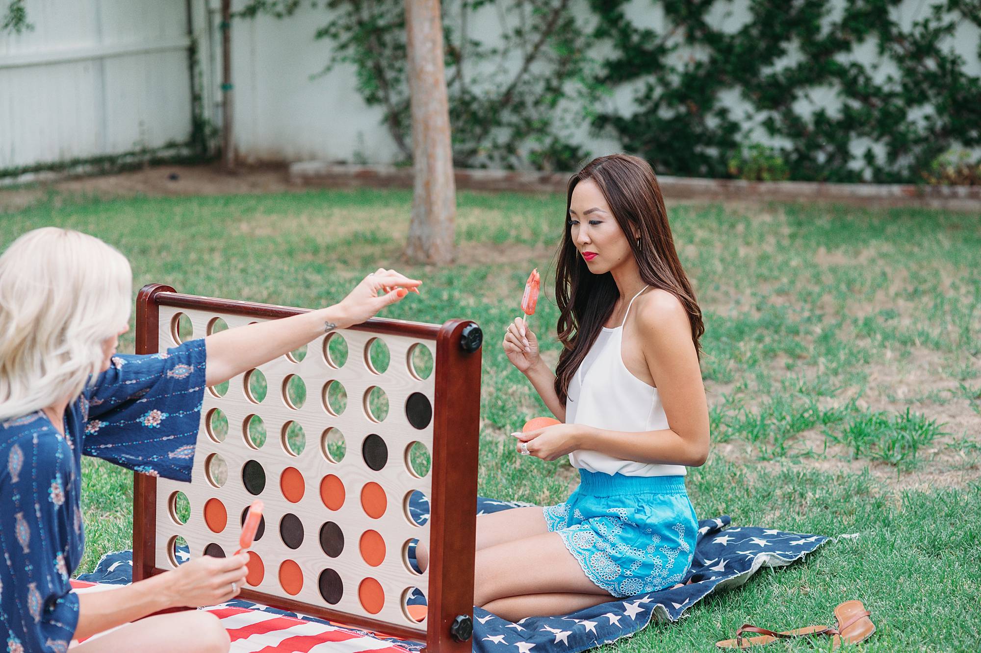 giant connect 4 in-a-row game for summer fun lawn game beach