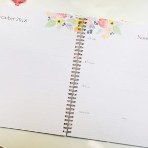 monthly calendar with to do list on the side available at Walmart