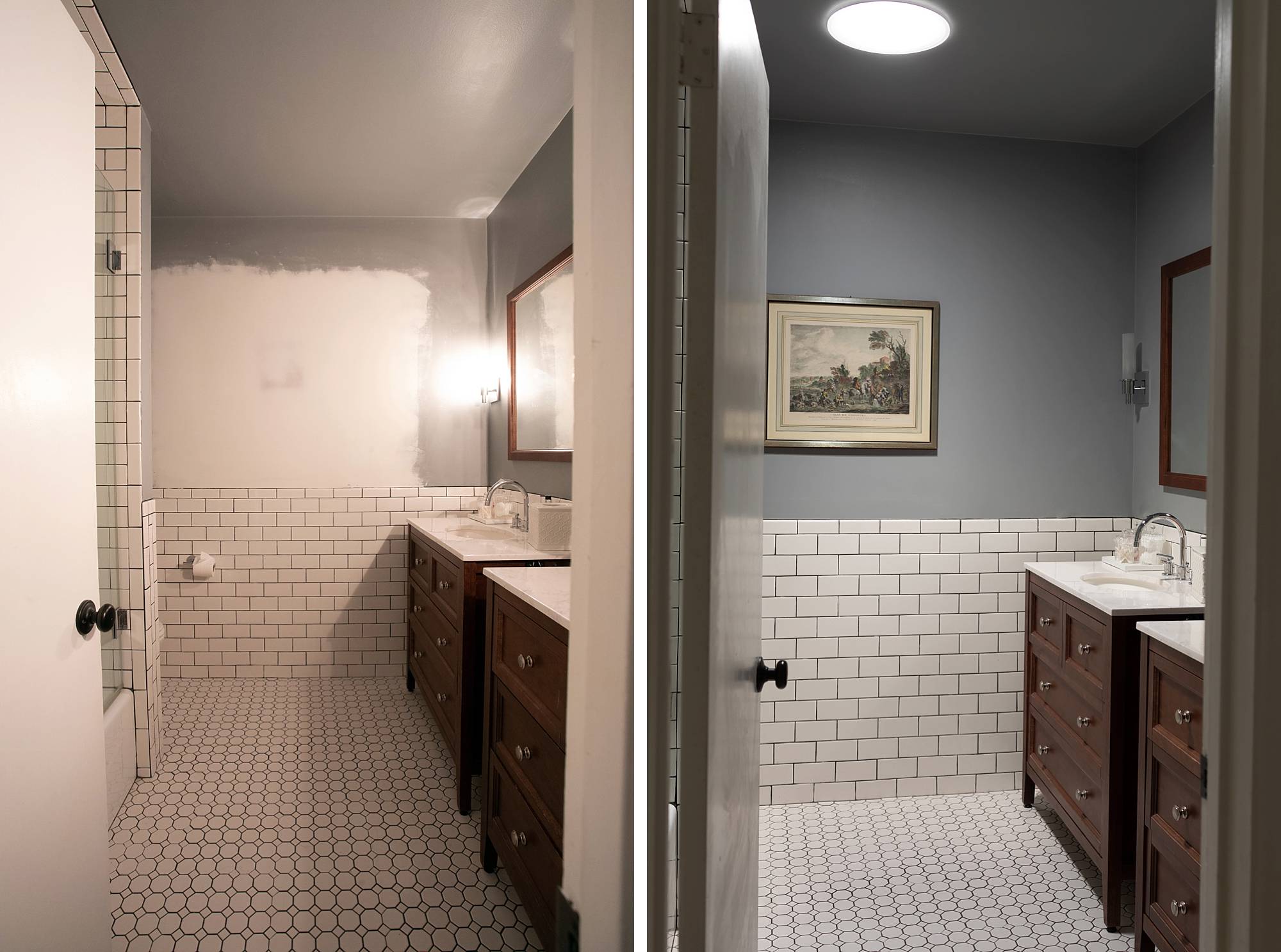 Sun tunnels with VELUX - before and after bathroom look at the light! More on the blog