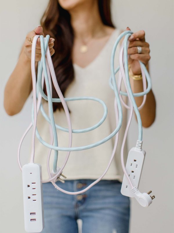 stylish extension cords for your home blends into decor