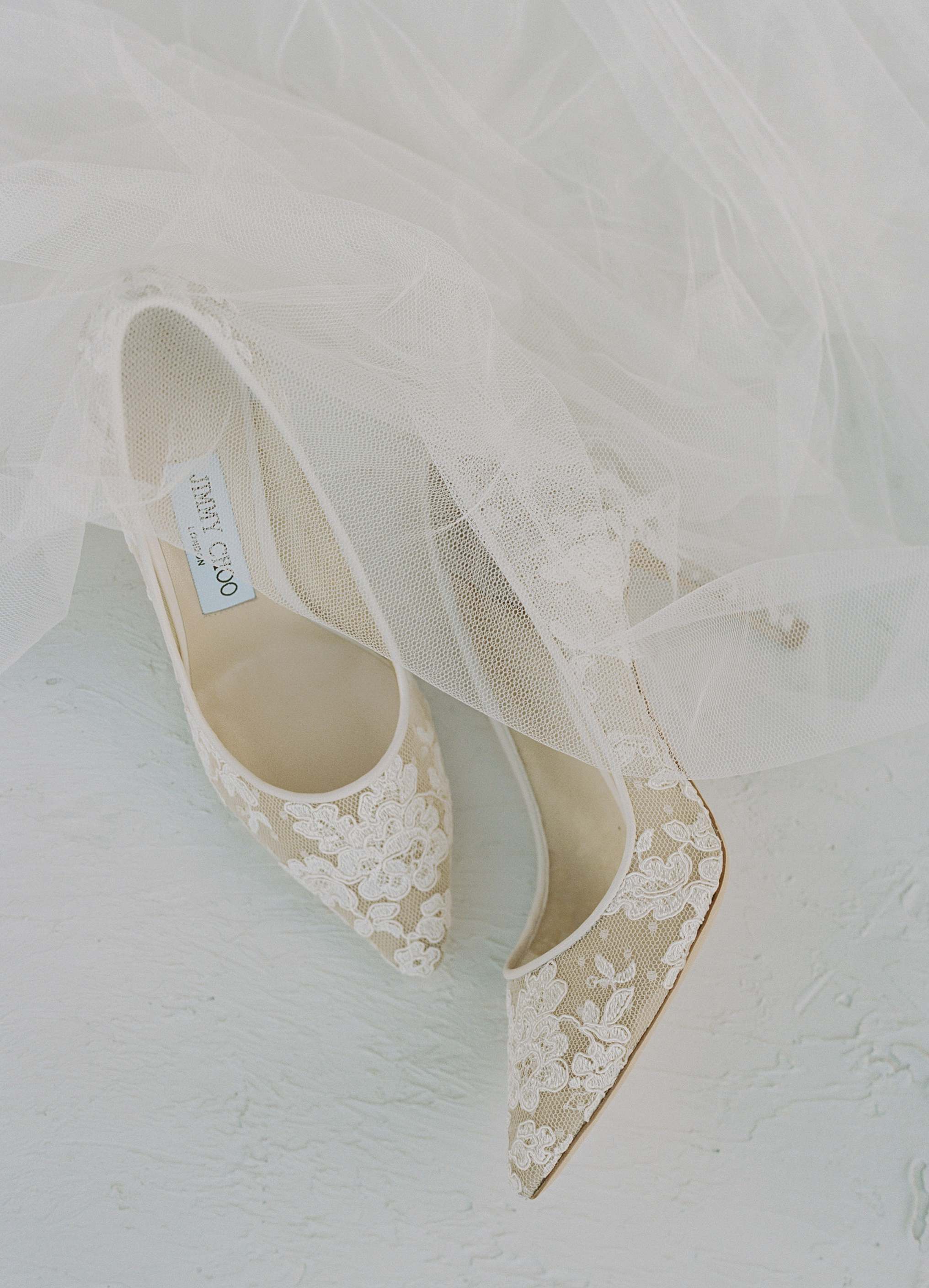 jimmy Choo shoes bridal lace 