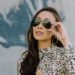 ray-ban classic aviator outfit at Kohl's woman wearing black framed aviator sunglasses outfit for fall