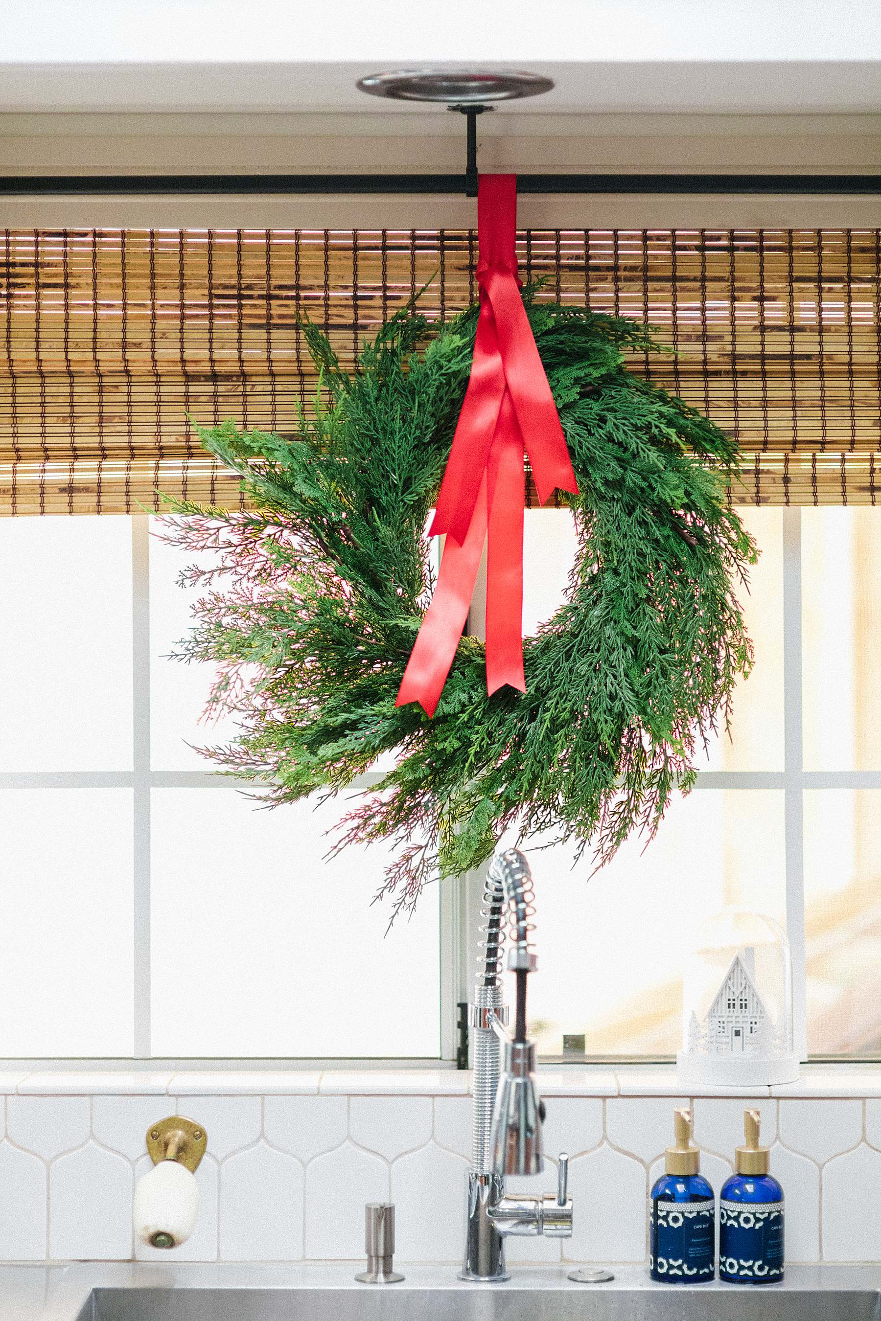 Realistic Cypress Wreath