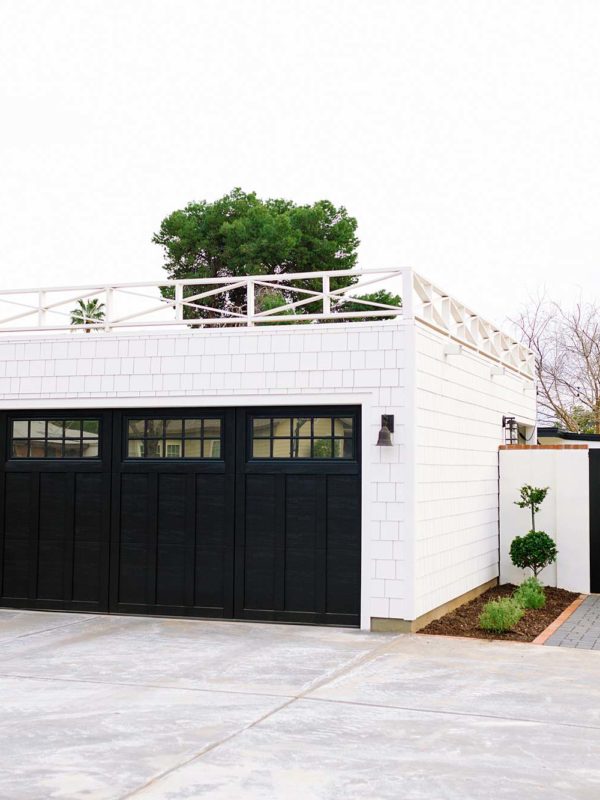flat roof garage ideas railing ideas home design blog arizona phoenix Diana Elizabeth black and white home