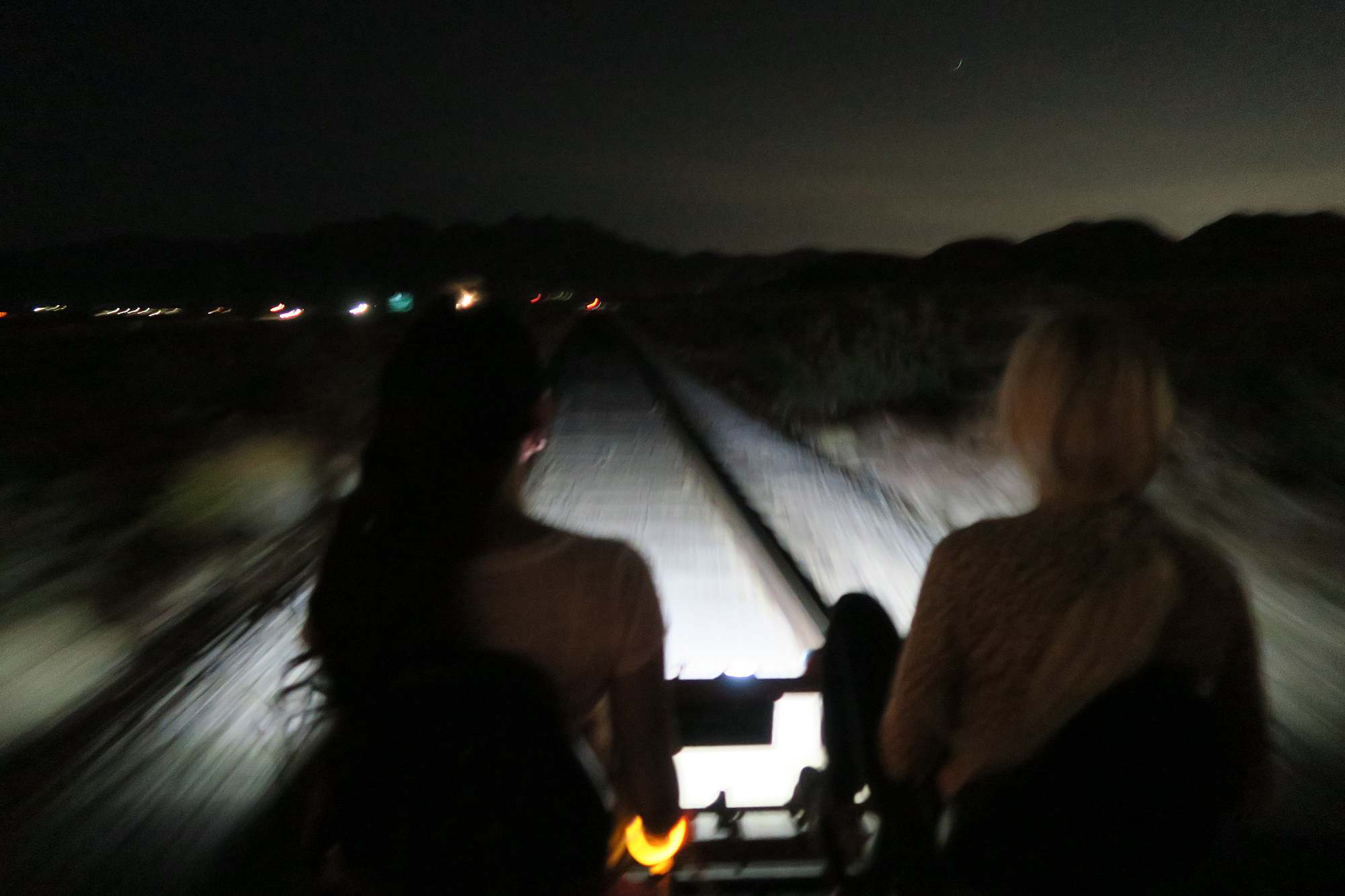 THINGS TO DO IN VEGAS - rail biking in Boulder City just 30 minutes outside of vegas on a quad bike with friends