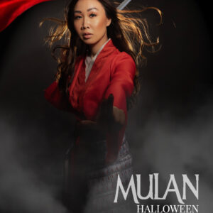 Mulan halloween costume idea inspiration Mulan pose fighting pose photoshop