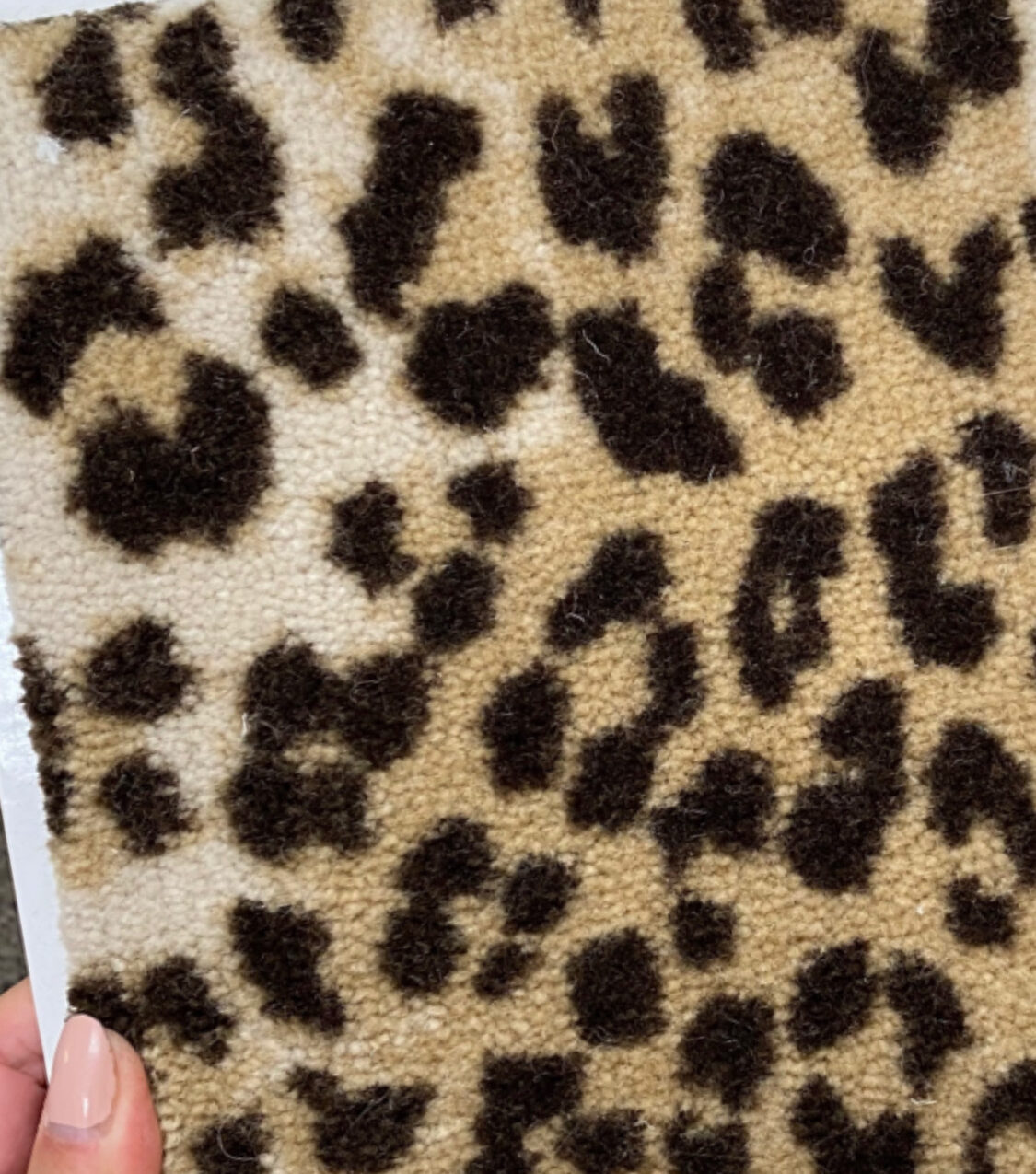 leopard wool carpet