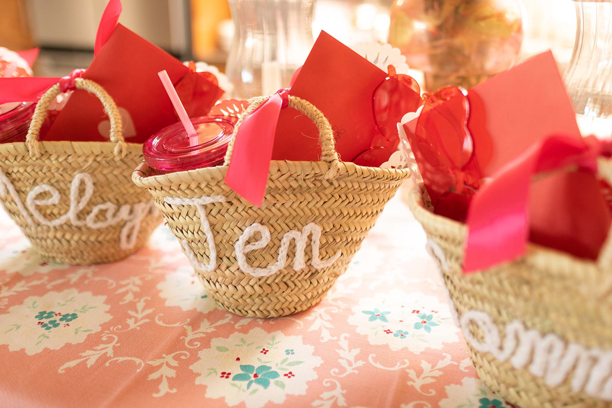 personalized baskets valentines day galentine's day party and gift ideas 