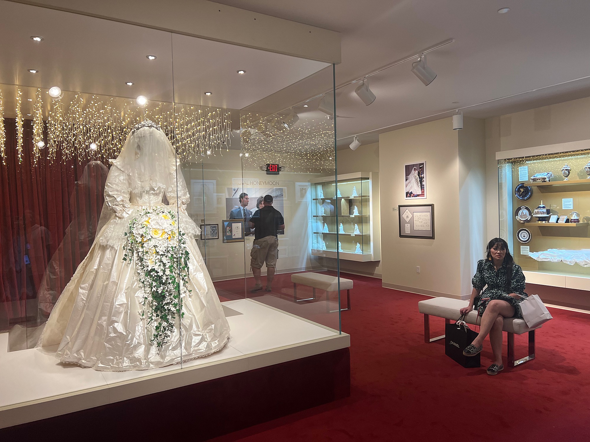 Las Vegas Diana exhibit in shops at crystals 