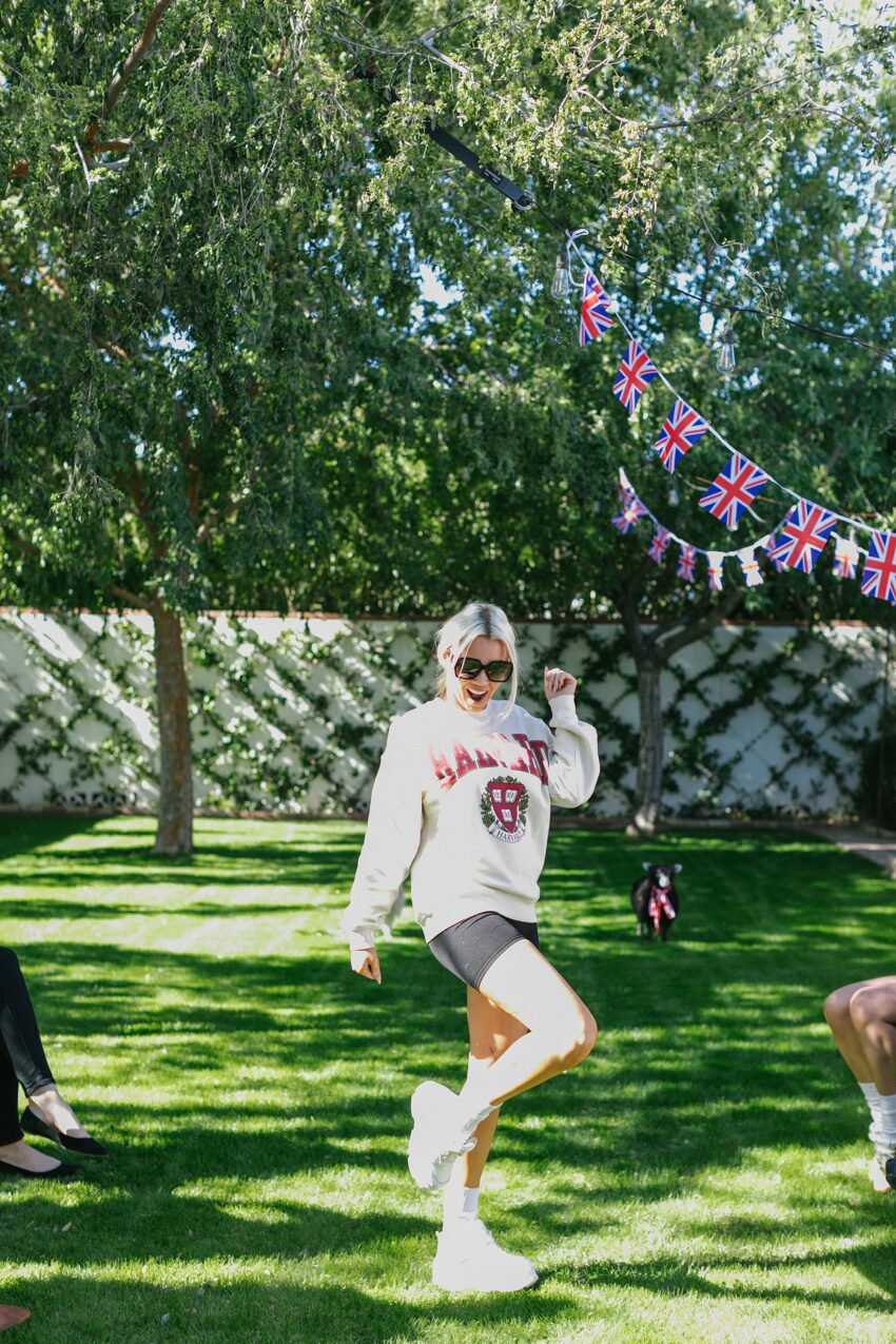 princess Diana iconic costume outfit ideas - birthday party princess Diana red sheep sweater look -- see this Princess Diana iconic costume party