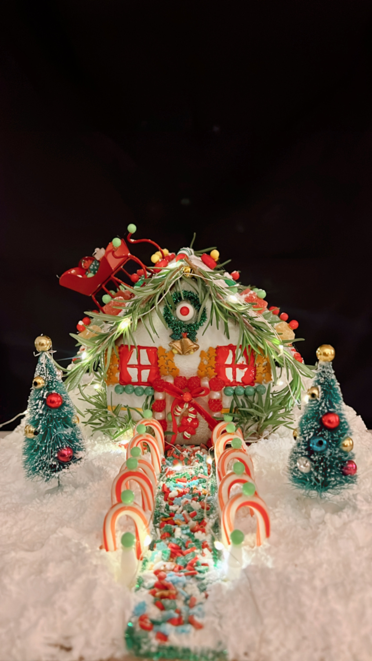 gingerbread home ideas decorating ideas glowing lights