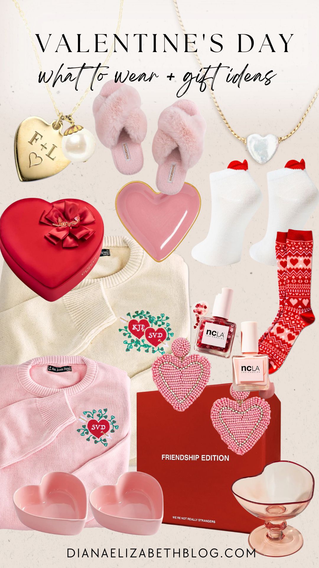 Valentine's Day attire and gift ideas for galentine's day