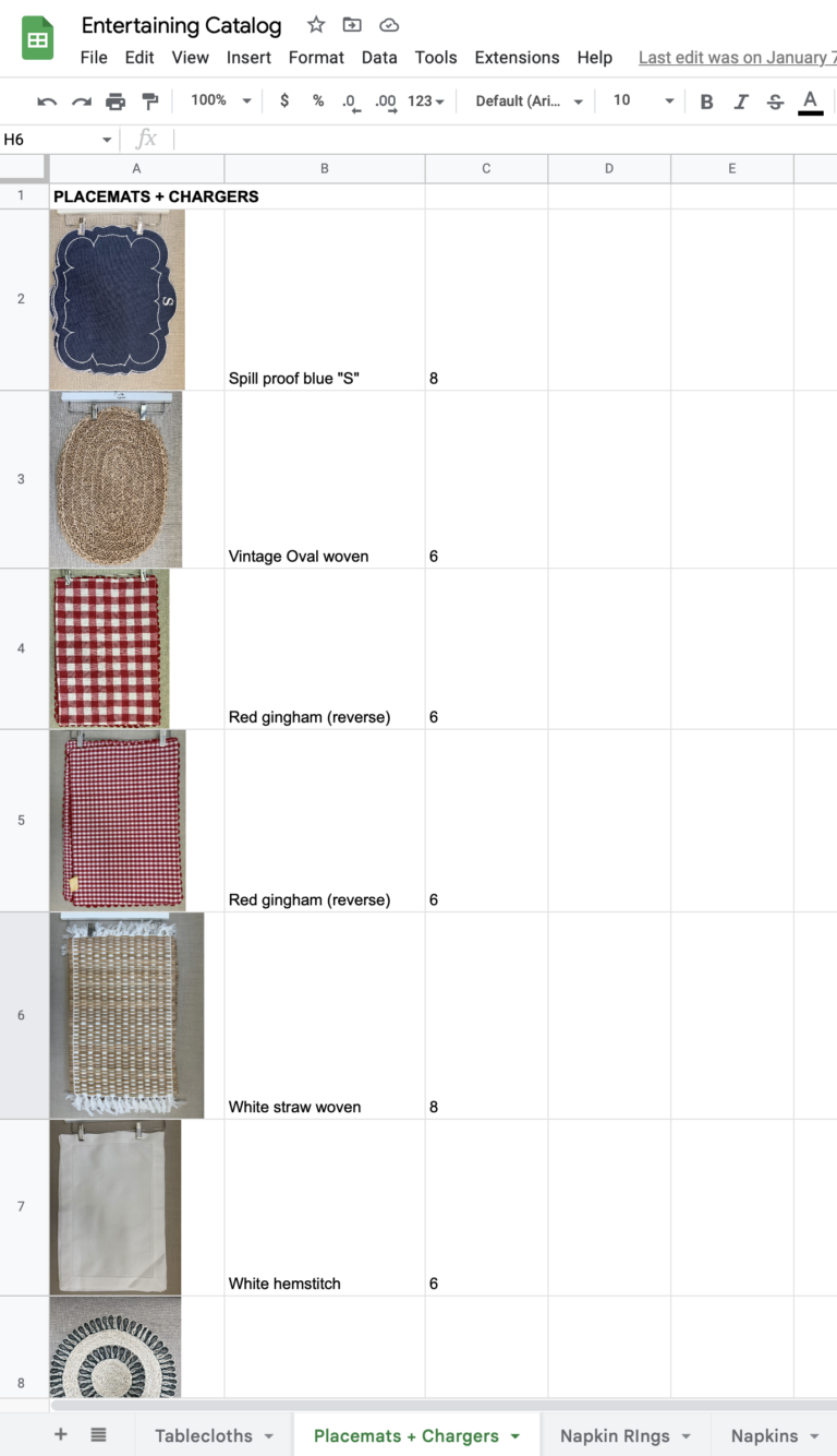 How to organize tablecloths placemats and dishes so you can easily see them and reference for the hostess a party pantry entertaining closet must have