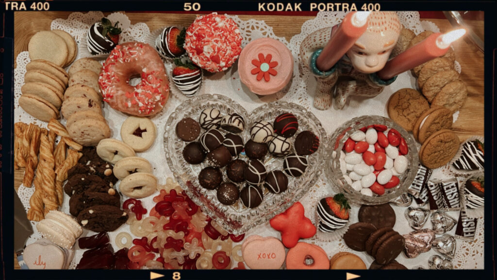 Galentines day party - phoenix party entertaining blogger lifestyle Diana Elizabeth snack board grazing dessert board