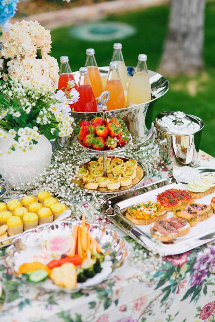 easter buffet ideas party food buffet ideas - spring party, garden party with umbrella - pottery barn collab with Diana Elizabeth Steffen easter buffet ideas party food buffet ideas - spring party, garden party with umbrella - pottery barn collab with Diana Elizabeth Steffen